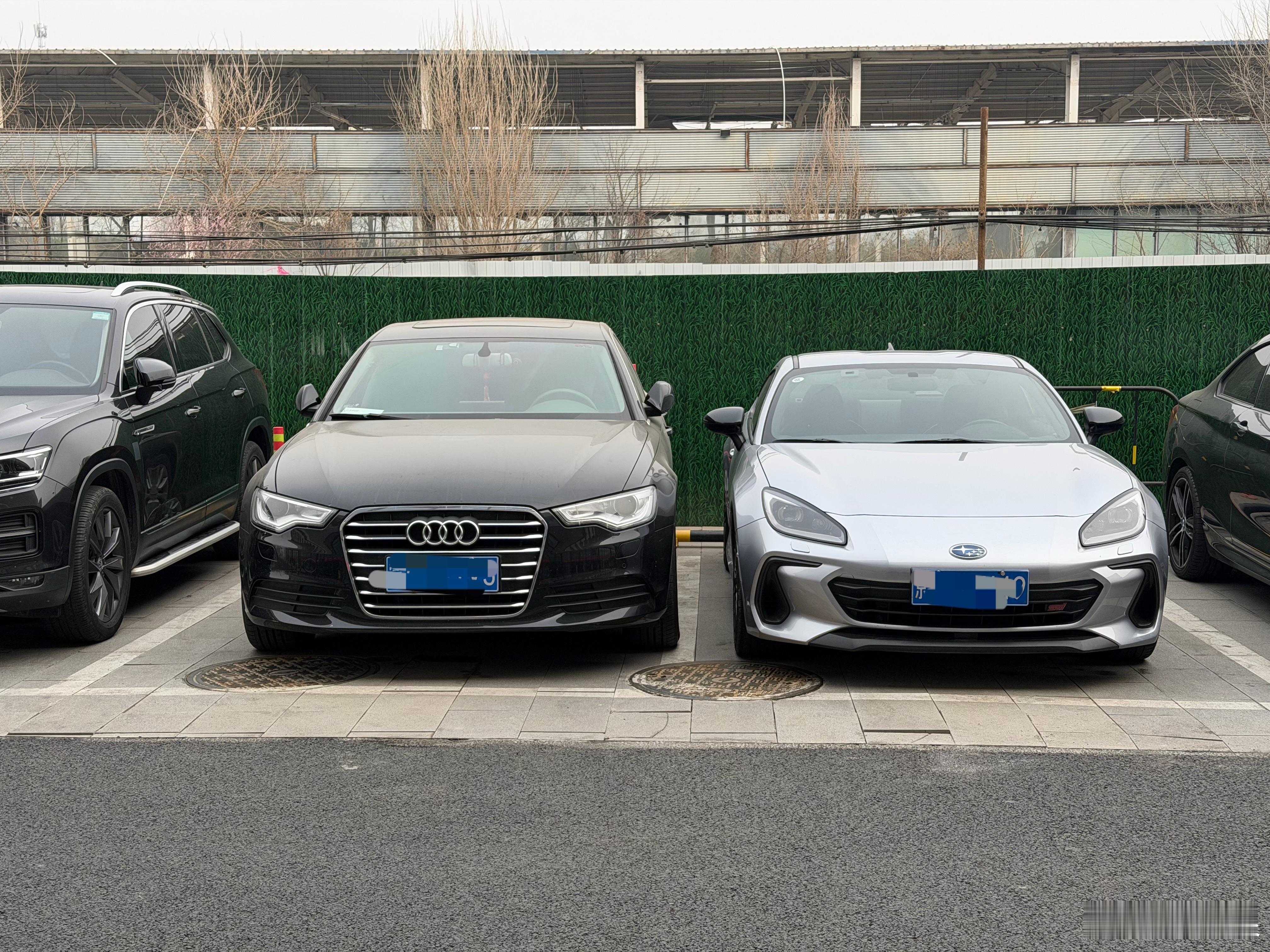 我这个车停得没毛病吧，反正再怎么让你也不好开门，干脆踏踏实实从副驾钻吧。 