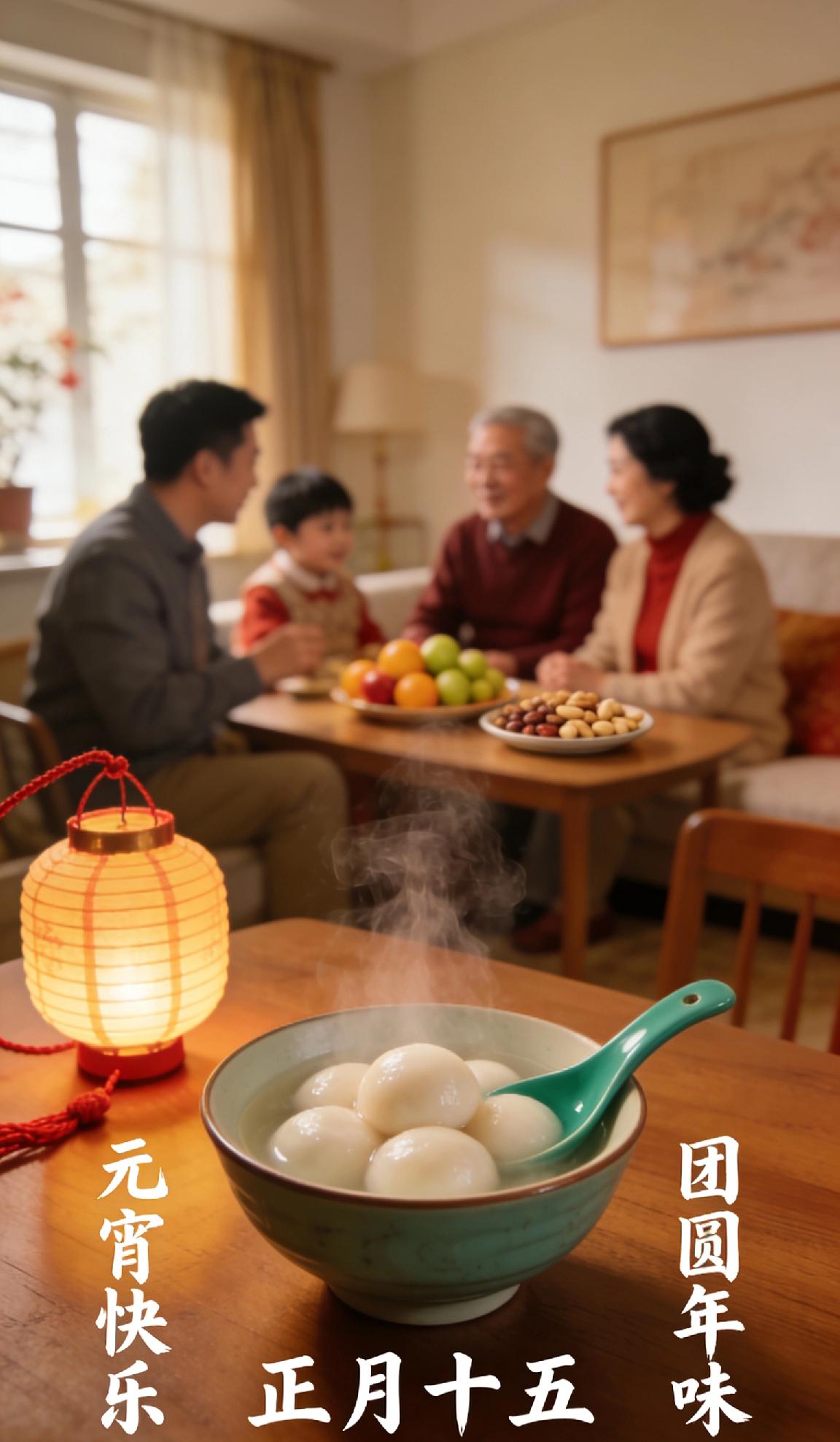 我们家偏爱汤圆，软糯滑嫩，甜香四溢。一碗热气腾腾下肚，团圆的氛围感直接拉满。不管