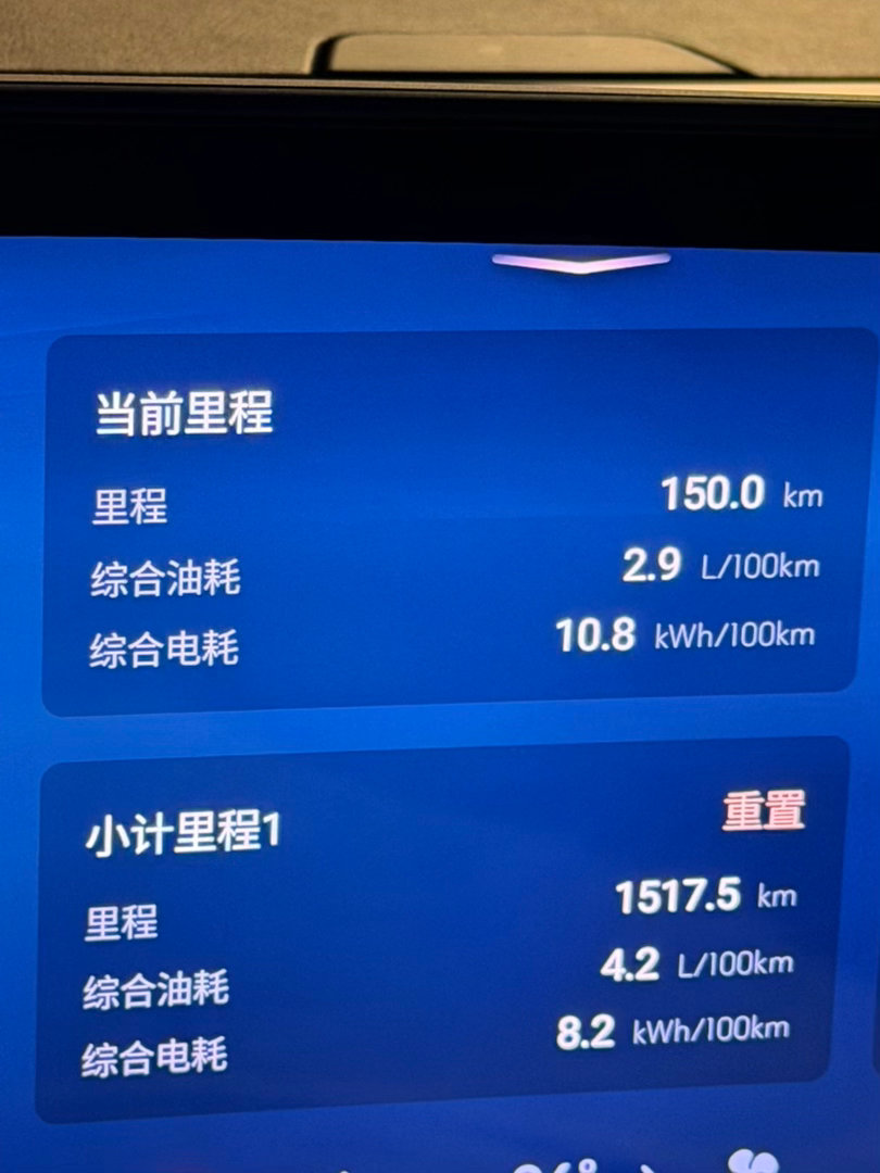 GL8开到现在，最满意的是能耗表显续航特别实在今天400续航 开了310km高速