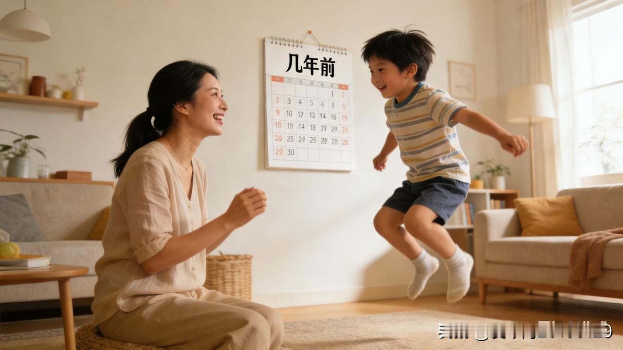 一个明星，几年前带孩子做节目的时候，说自己的孩子小时候就喜欢在家里蹦蹦跳跳，特别