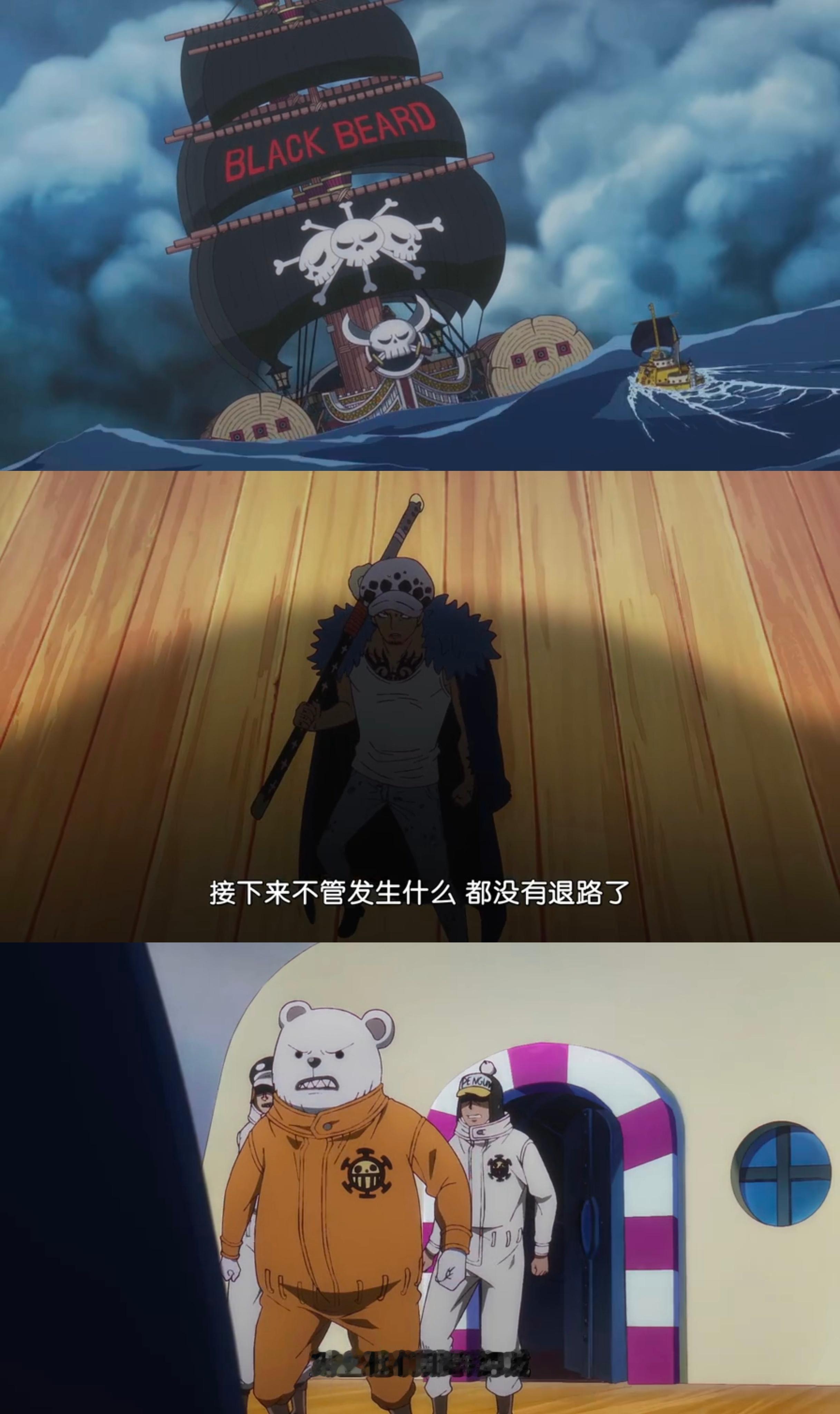 #海贼王动画1092# 罗：接下来不管发生什么，都没有退路了！！！对上他们那群海