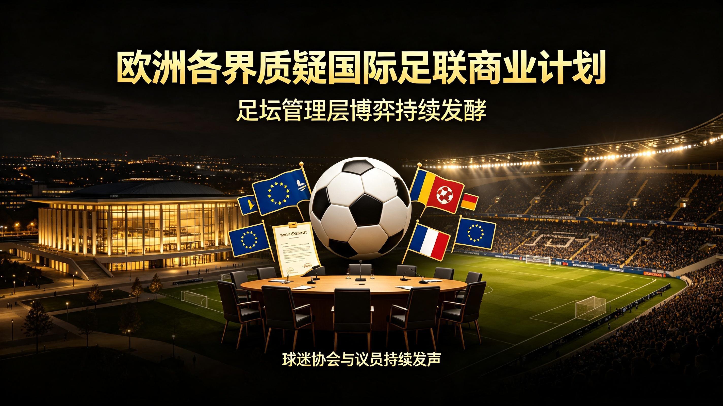 欧洲多国球迷协会与议员接连公开发声，针对国际足联主席因凡蒂诺多项商业规划提出质疑