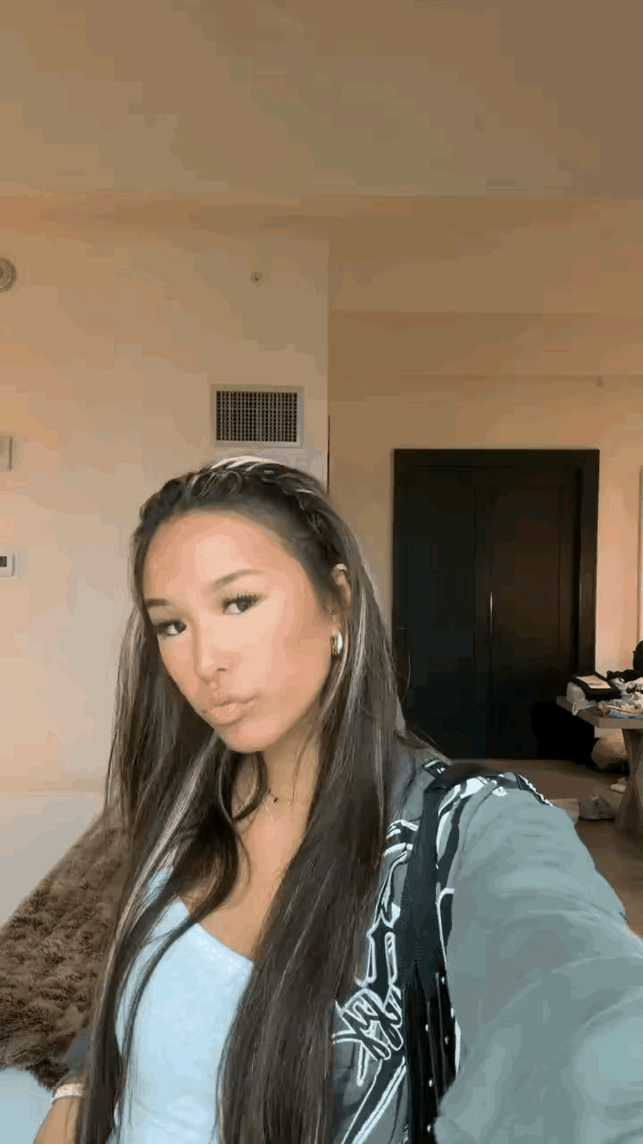 这个女孩子长的确实不争气，长的有点难过。没有遗传到父母的优秀基因，对不起父母也对