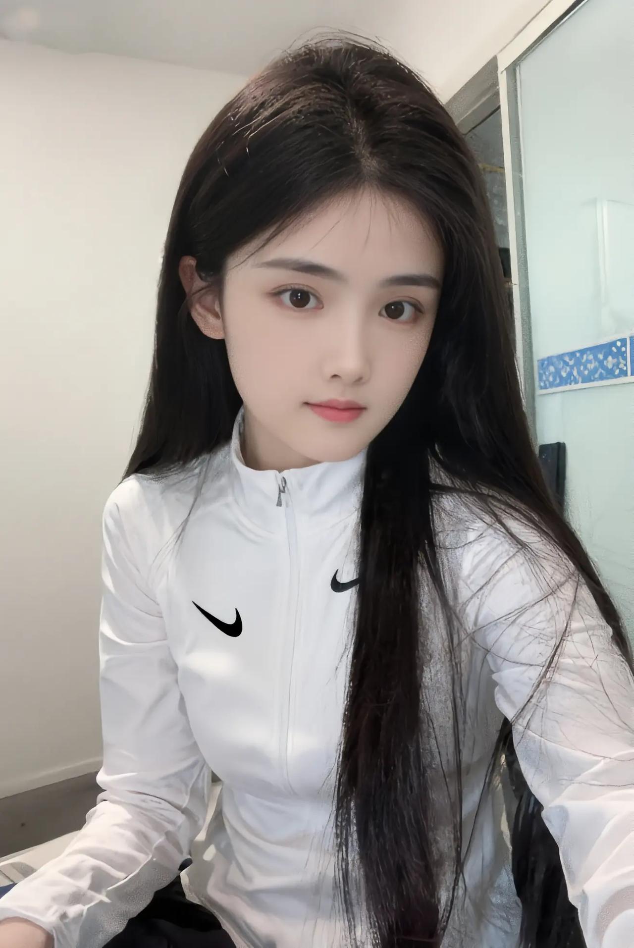 滇中小熬看到“这姑娘穿白色运动外套，长发飘逸”，一下就想到了陈梦和吴宣仪。陈梦在