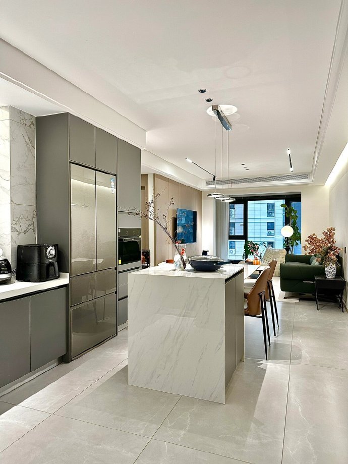 76平小户型现代简约风这样装，时尚舒适耐看很显空间感。 ​​​