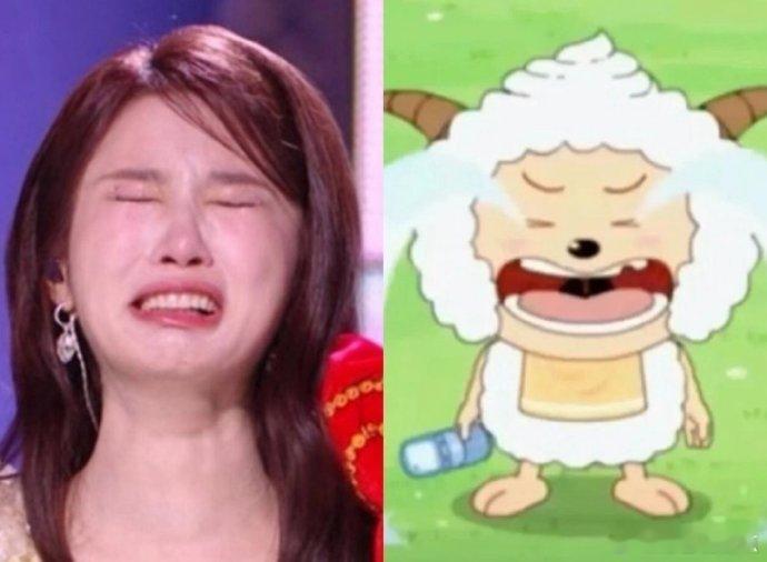 张慧雯模仿懒羊羊 张慧雯太懂梗啦🥰模仿懒羊羊表情包神还原，超宠粉，笑眼治愈期待