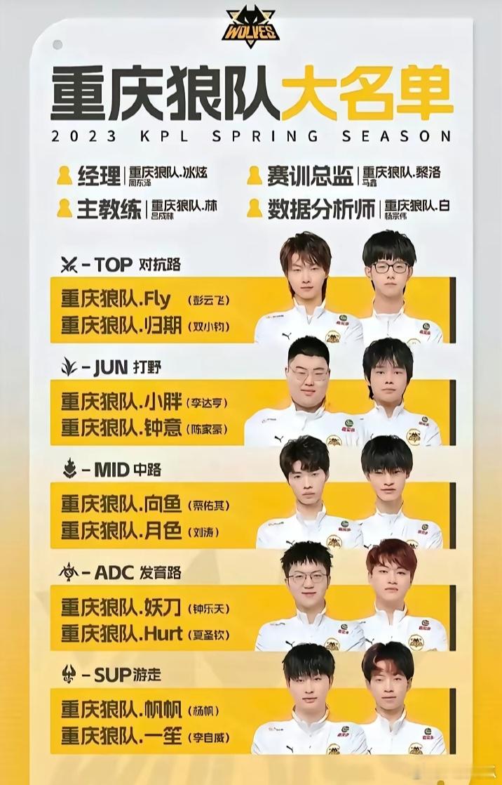 一张远古的狼队大名单 