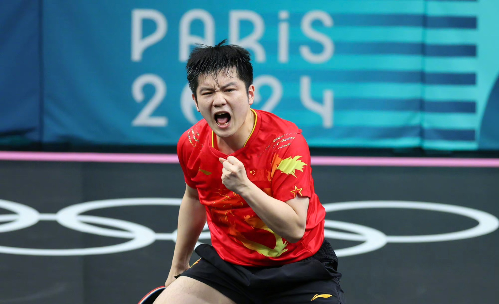 第17金！樊振东4:1战胜莫雷加德夺得巴黎奥运会乒乓球男单金牌！🏅 樊振东完成