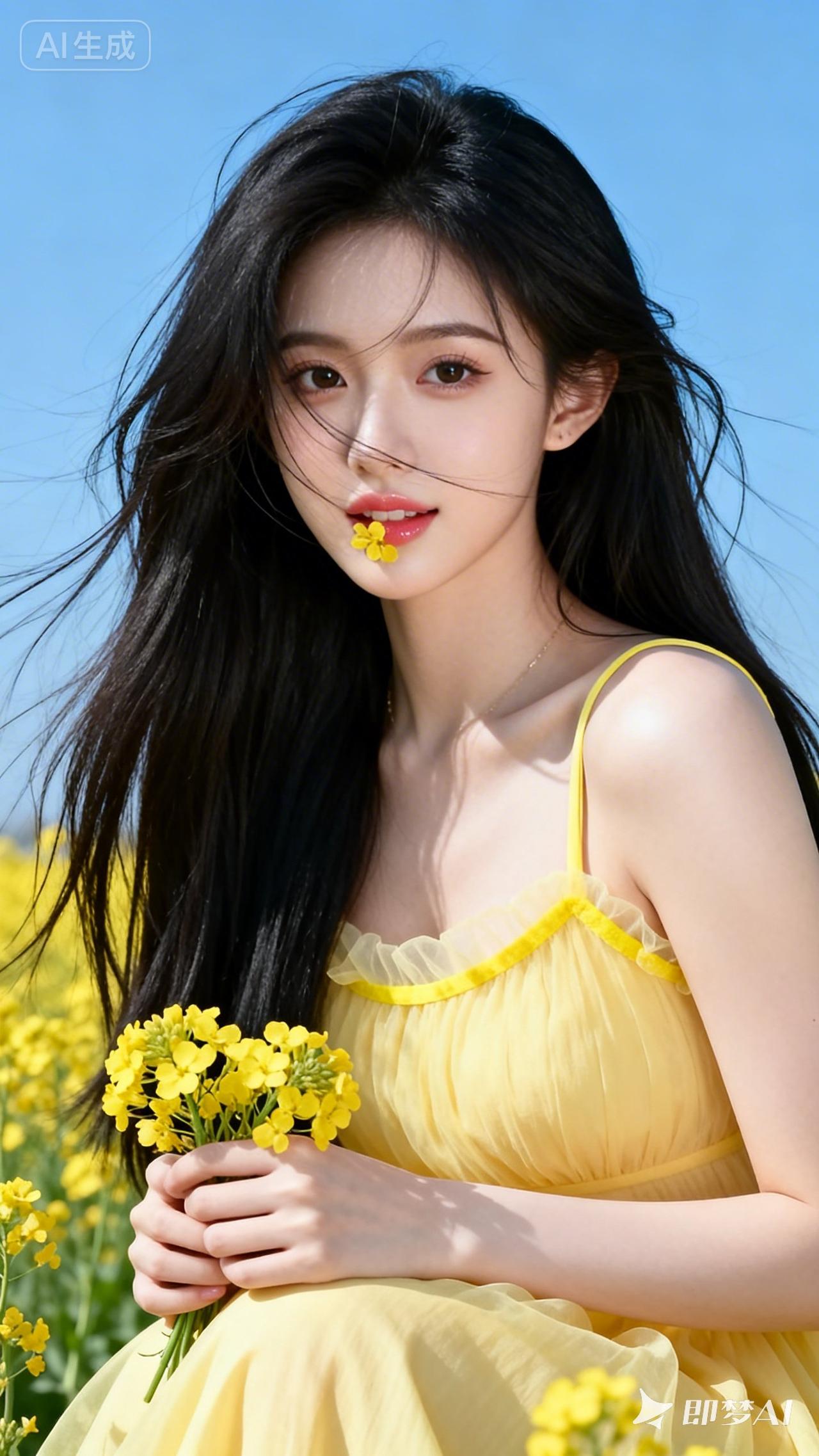 3月油菜花的美比不过你的美