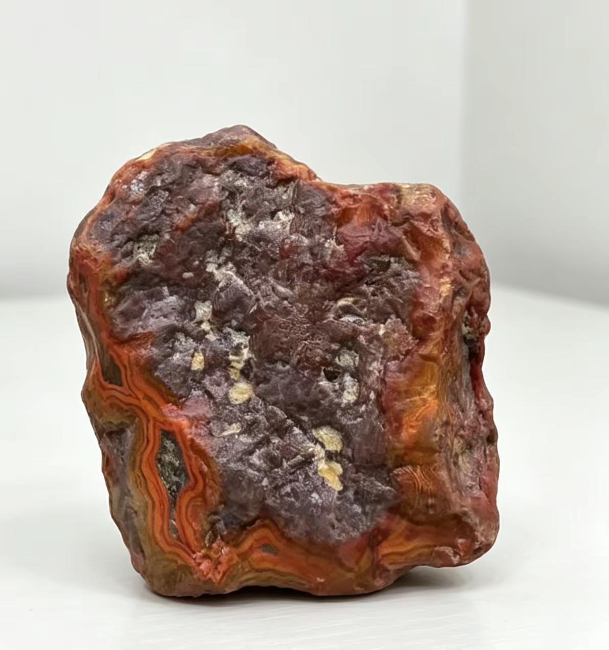 玉不琢不成器。战国红玛瑙原籽