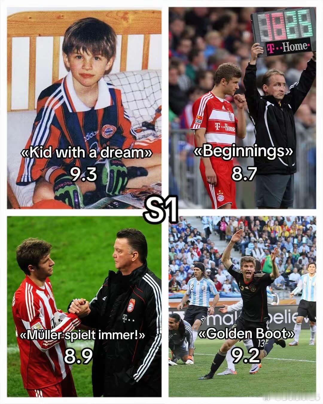 🚨🚨🚨如果托馬斯·穆勒在拜仁慕尼黑的時光是一部劇 🎬❤️🤍你們最喜歡哪