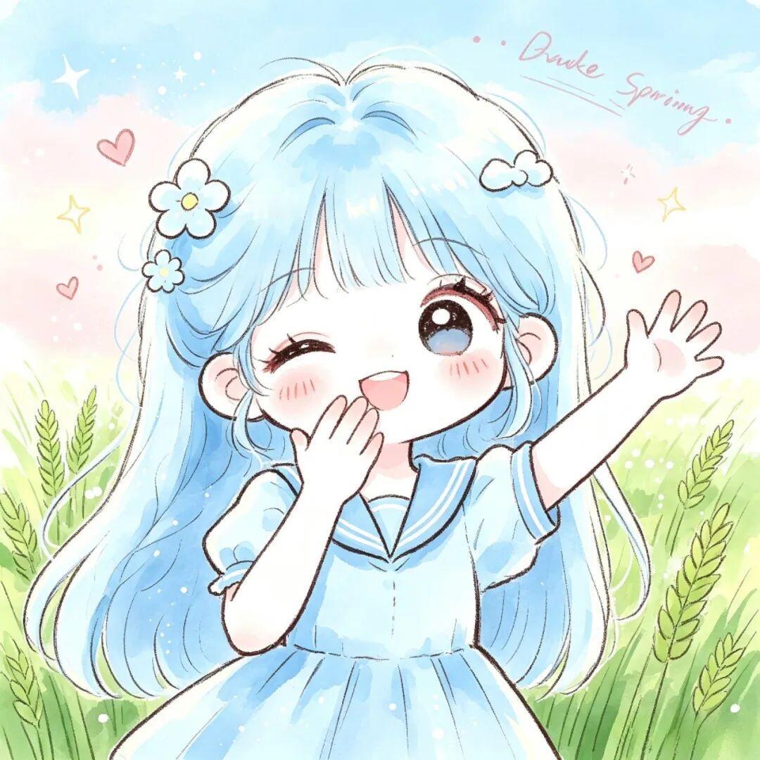 女生头像｜风吹麦浪，万物温柔生长