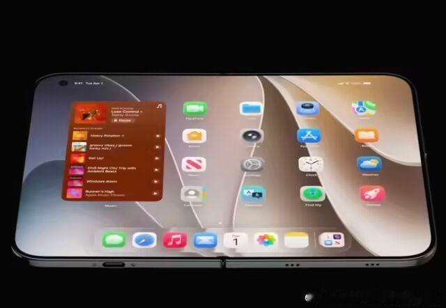 海外科技渠道流出 iPhone Ultra 机密工程样机实拍素材，该机型为苹果横