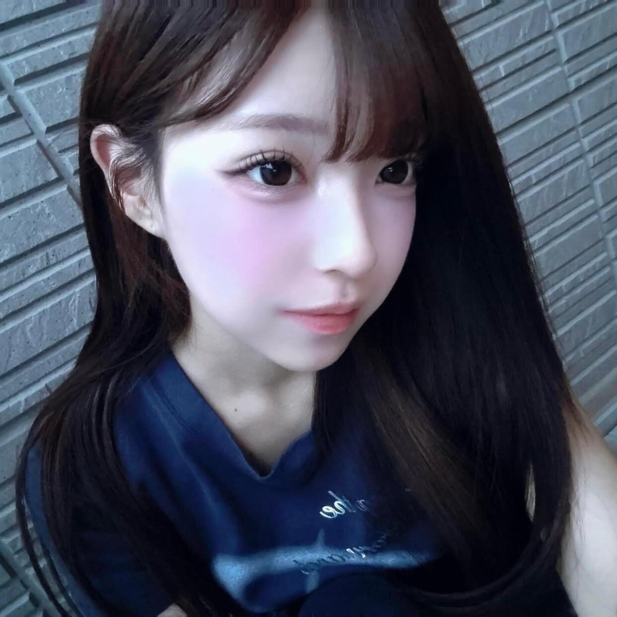 荧光粉腮红💖(日本模特minami ​​​