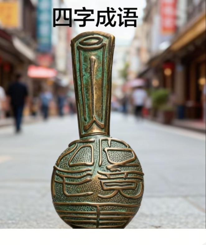 〔看图猜成语〕图中隐藏成语。你能看出来来吗？拭目以待。