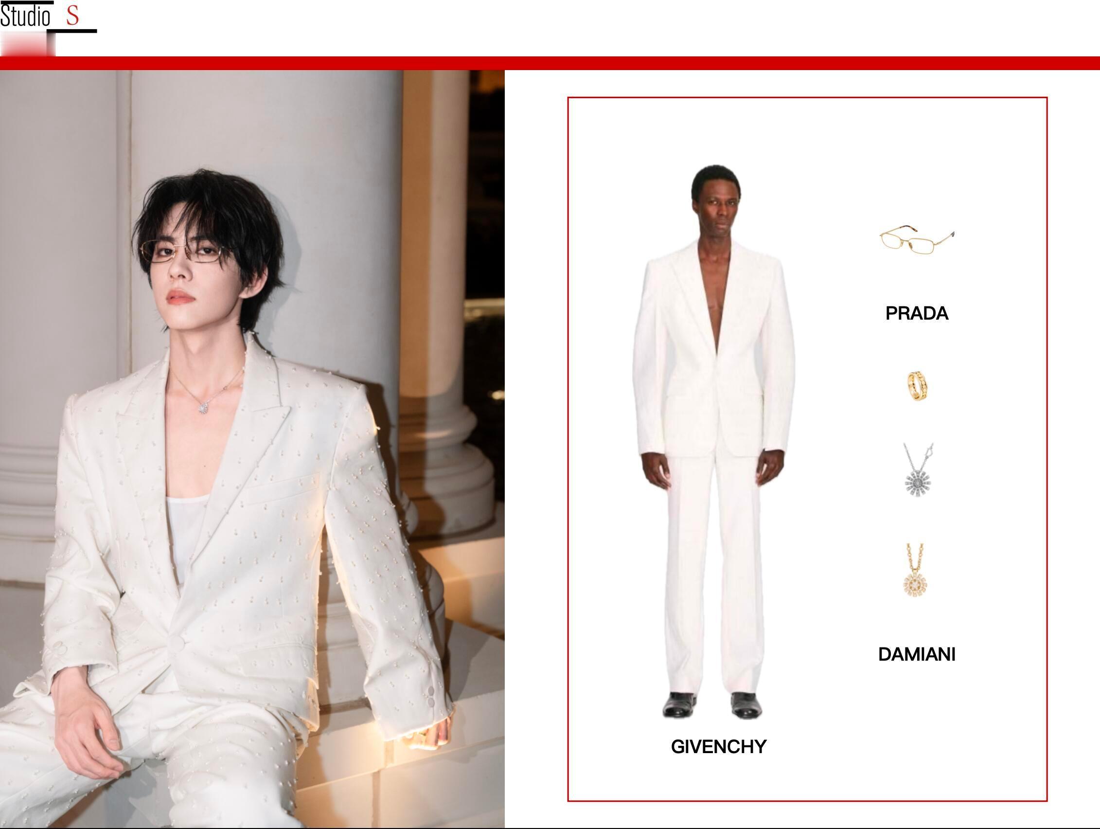 原来刘铮这个眼镜是PRADA，美人[awsl]Total：GIVENCHY眼镜：