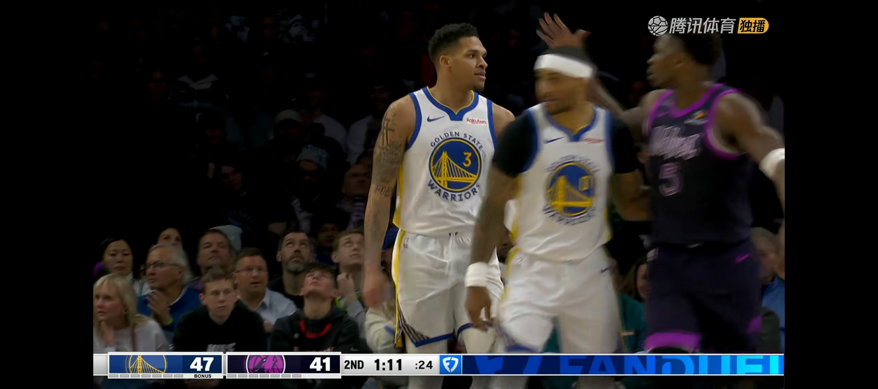 又见库里配追梦＋佩顿