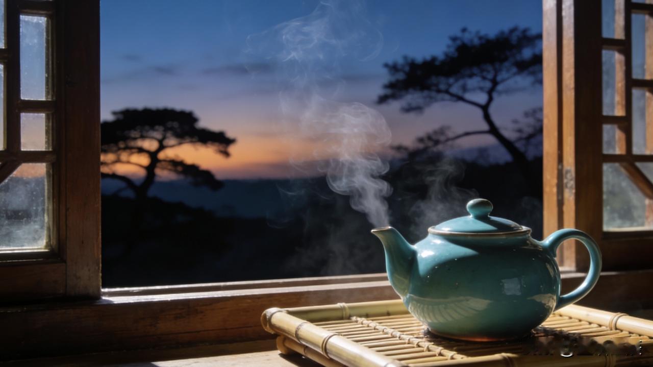 释怀过往纠结，烟火寻常才是人间真味

暮色漫过窗棂，煮一壶清茶，水汽氤氲里，忽然