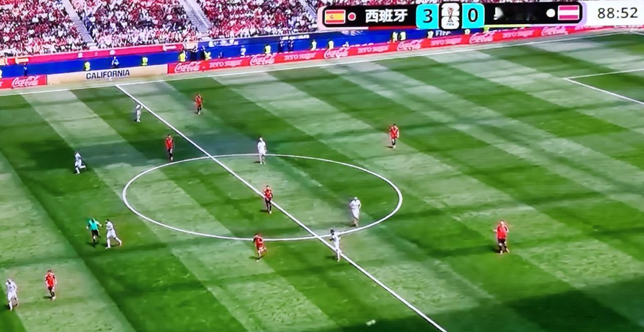 世界杯淘汰赛西班牙3：0奥地利！