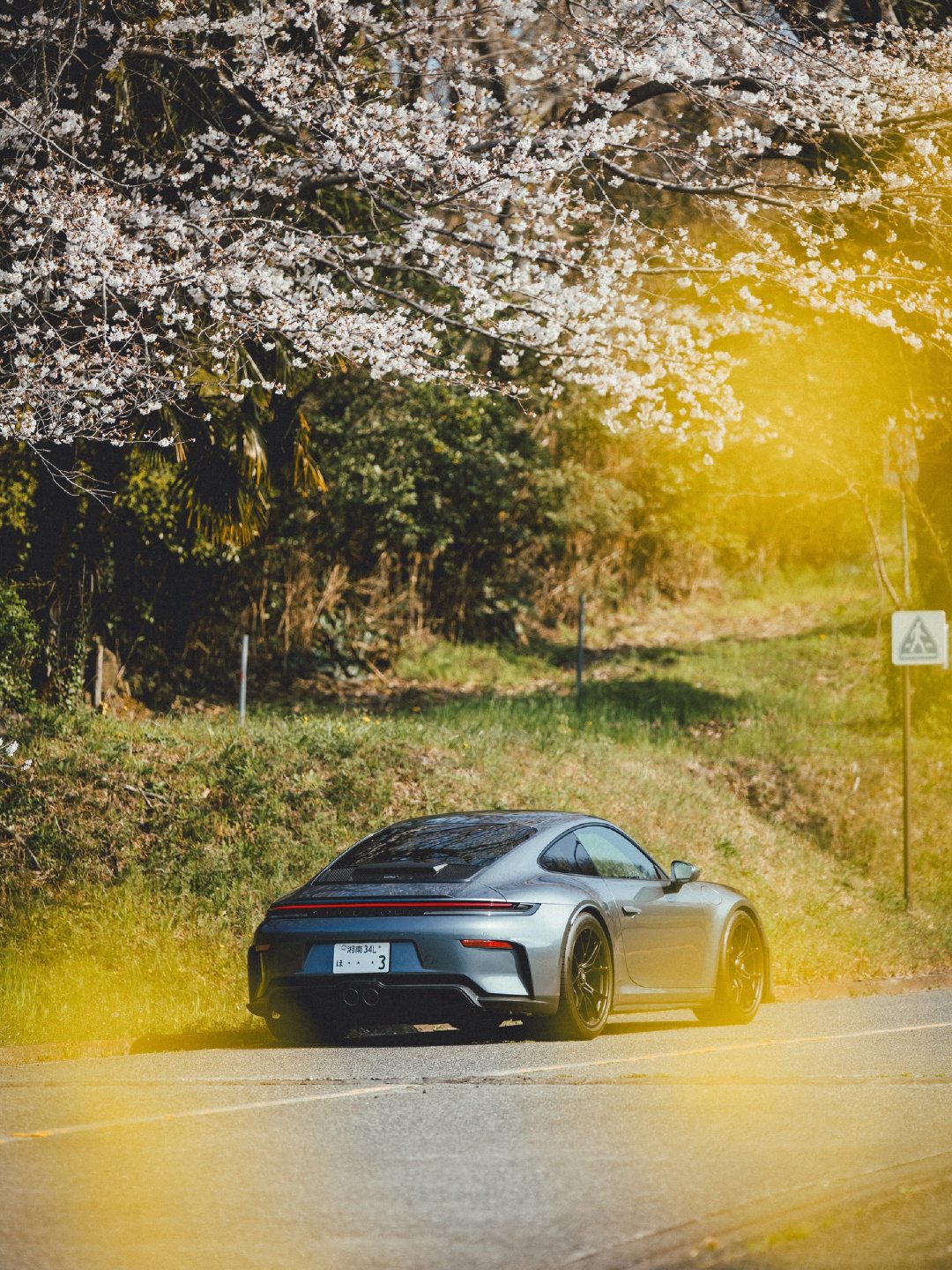 保时捷911GT3 日本风情画