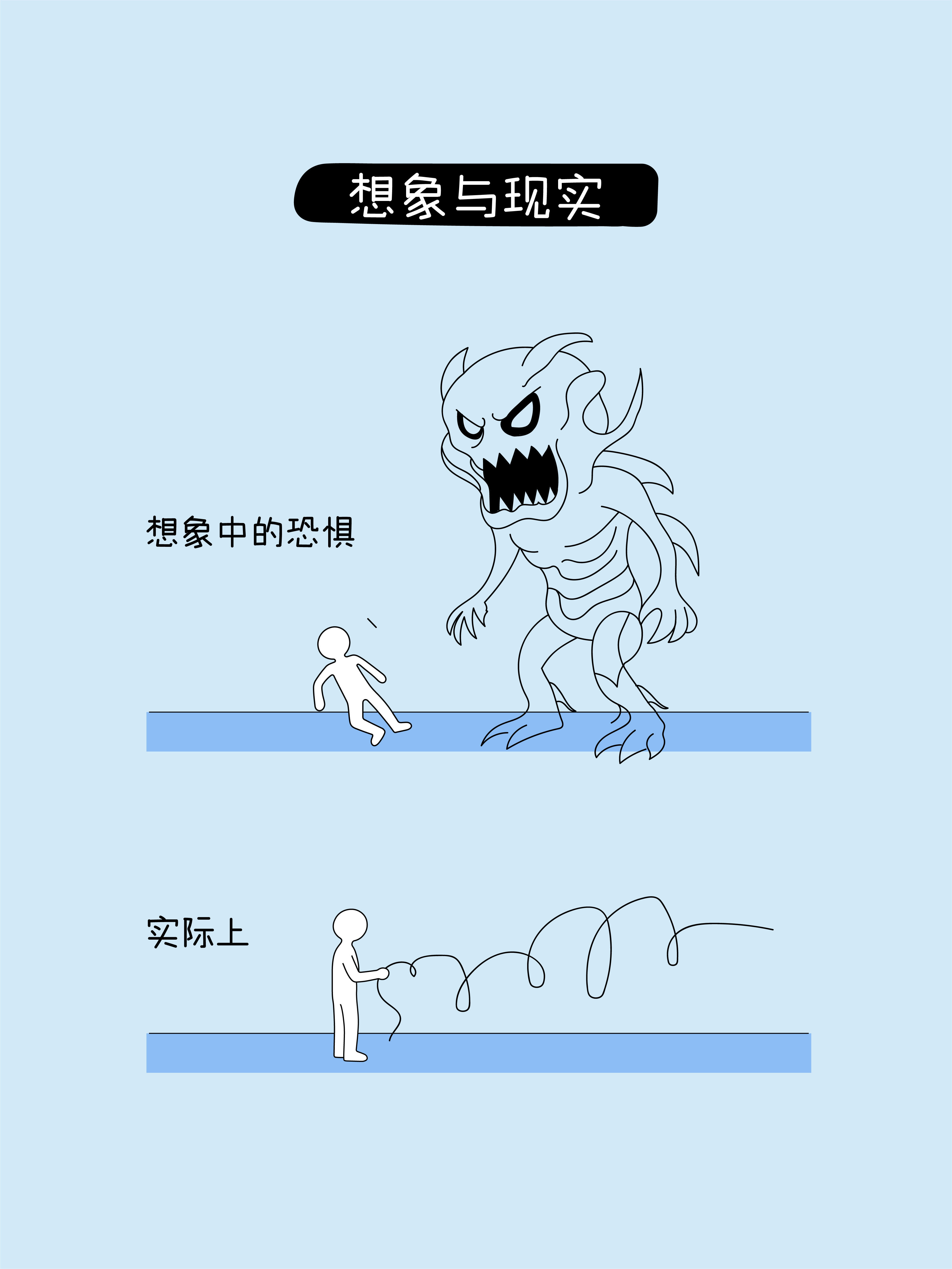 我们受想象力的折磨比受现实的折磨更多 