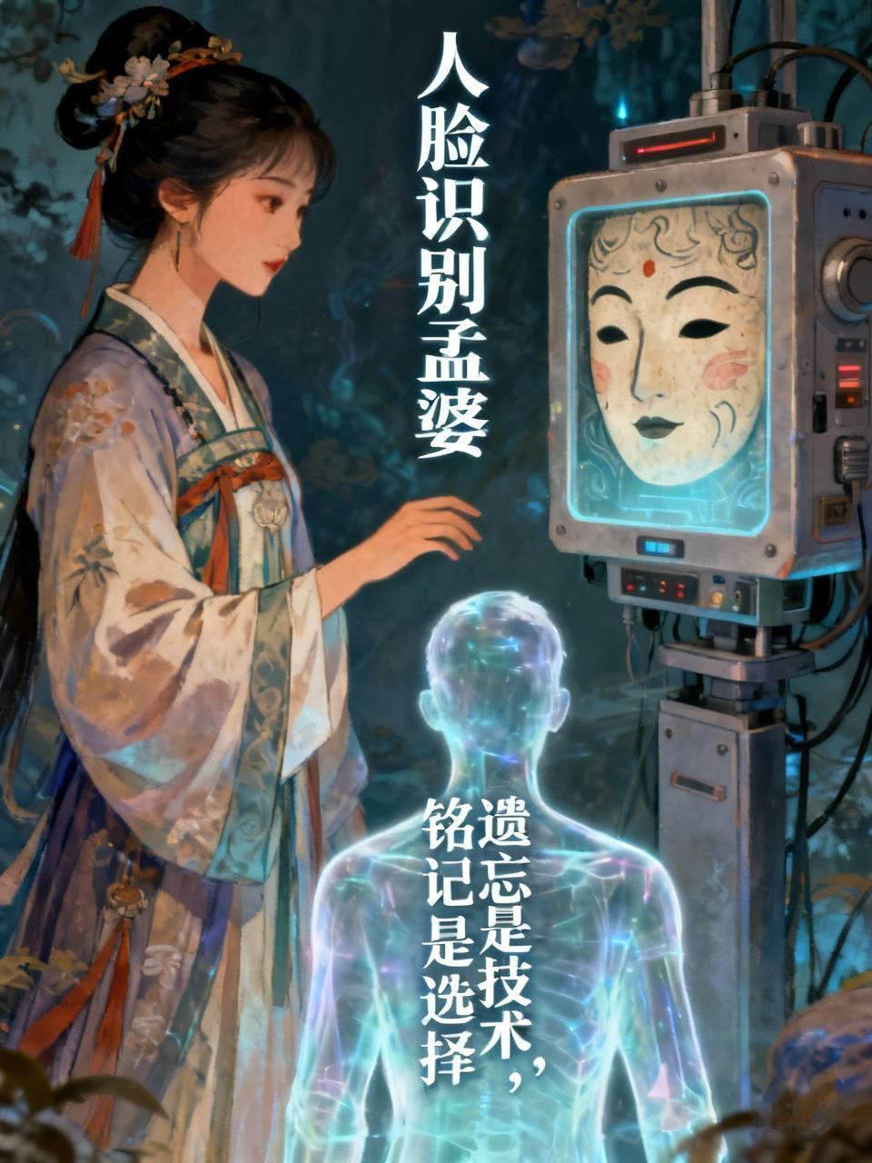 江湖怪谈•荒诞志357人脸识别孟婆
孟婆汤升级为刷脸遗忘，亡魂刷脸后前尘尽忘。一