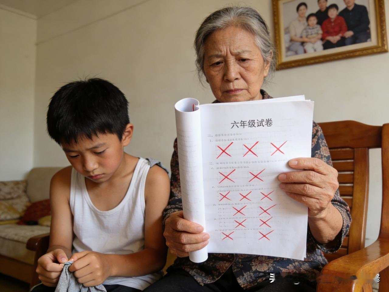 在逆境中,如何坚持与成长?
一张成绩单背后的抉择：孙子该留级吗？
 
手里攥着孙