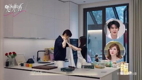 柳柳周佑凌伟大的暧昧期柳柳周佑凌互系围裙半熟恋人 周佑凌牵手前先征求意见的举动真