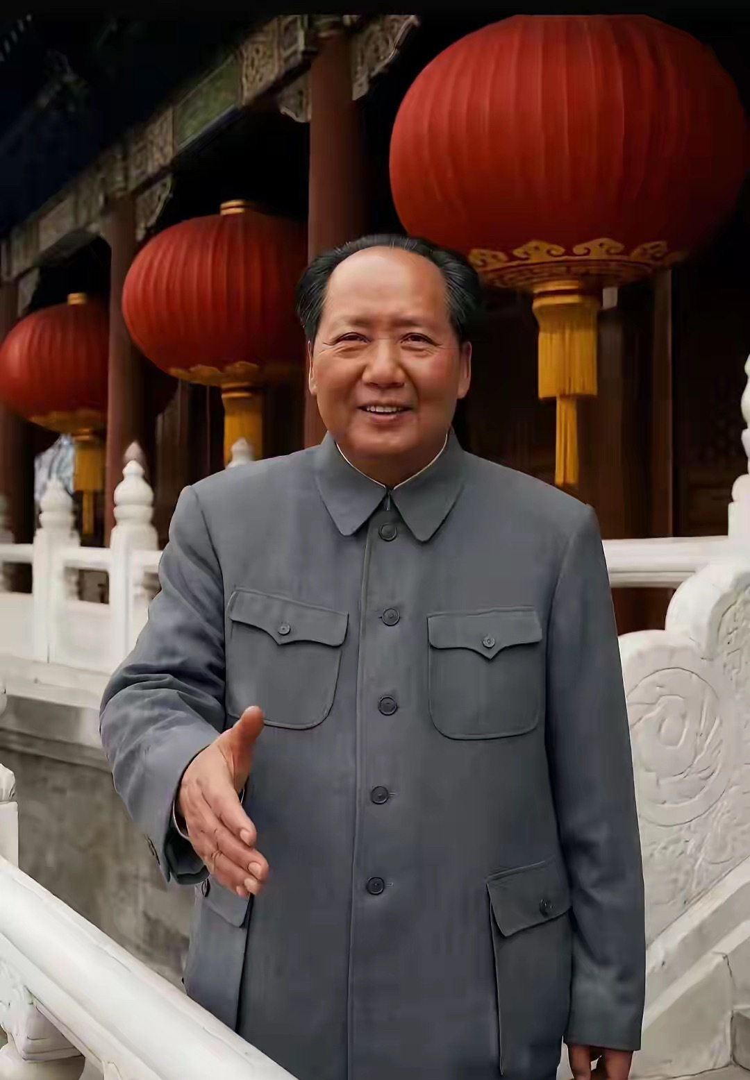 挥手迎盛世，山河换新颜，吾辈永怀怀念你 ​​​