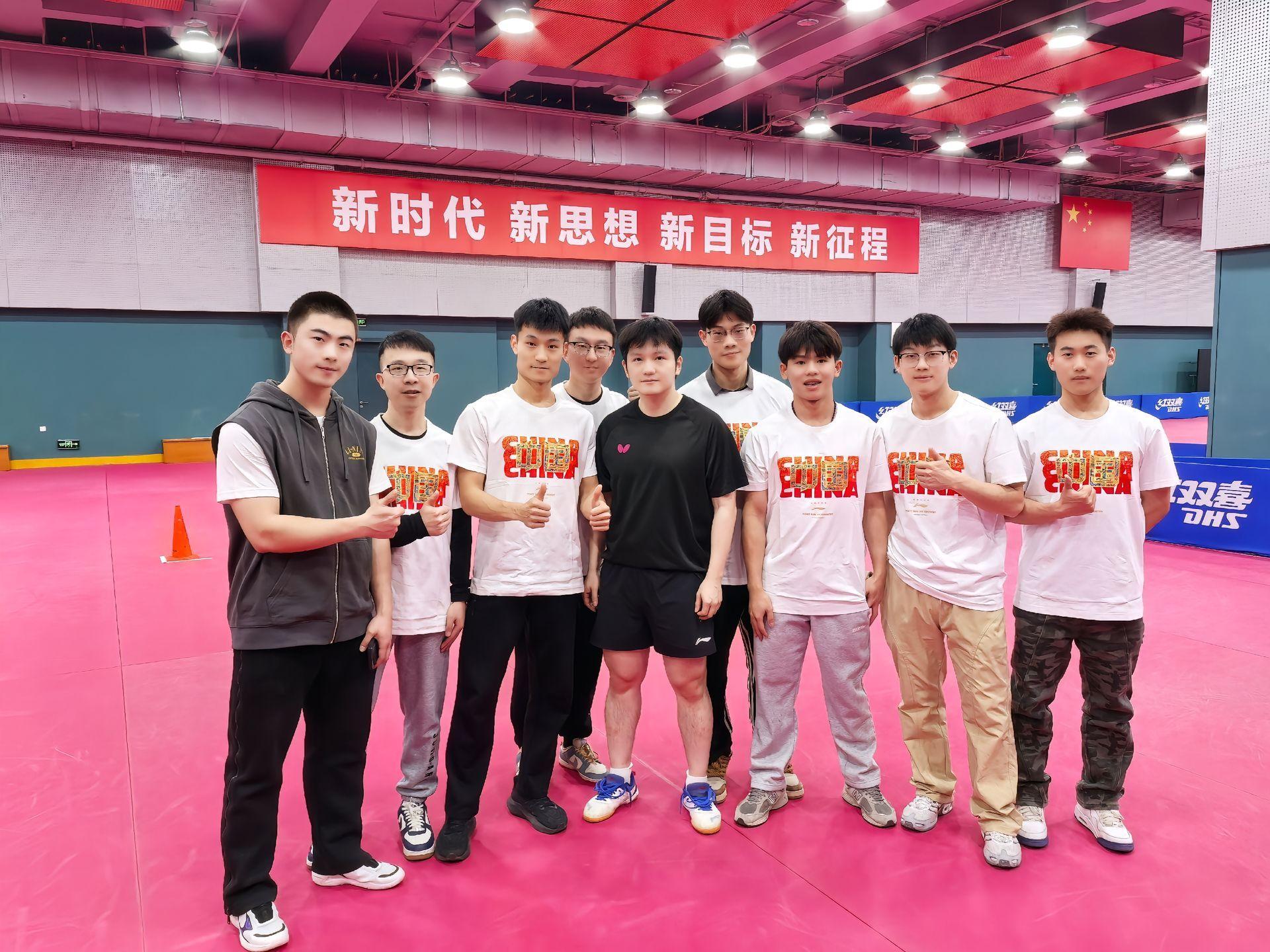 樊振东是首位超级金满贯得主 全运会体测时候的照片[疑问] ​​​