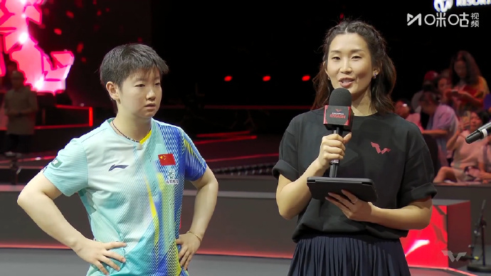 孙颖莎回应战胜帕拉南孙颖莎：再次来到新加坡大满贯，整体感觉非常熟悉。今天发挥比较