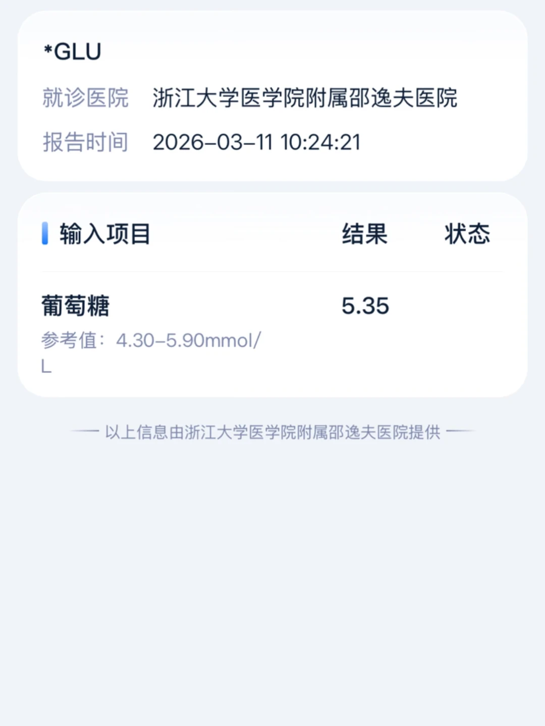 晕碳严重一查血糖全正常