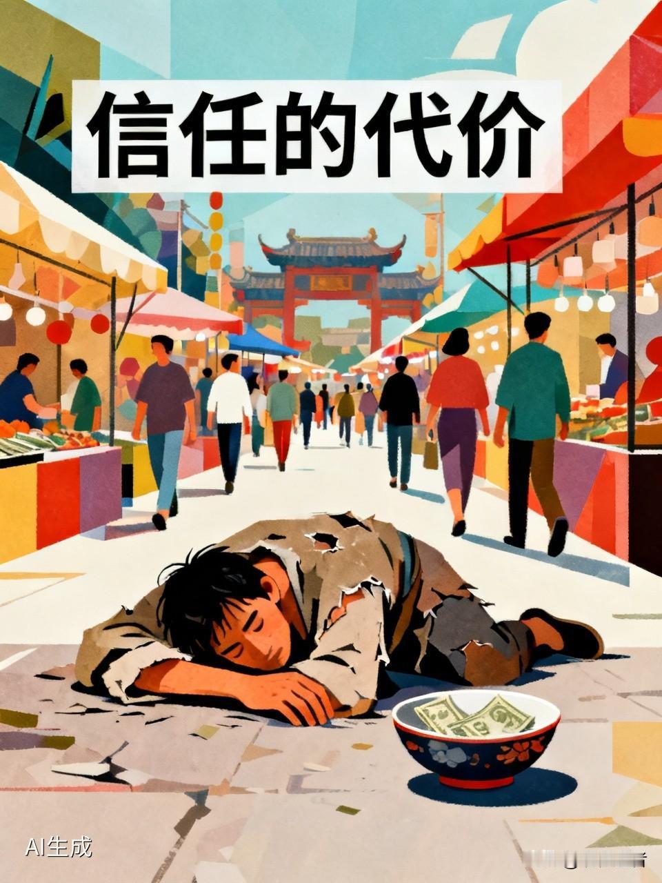 大连庙会这一幕令人唏嘘：当无腿乞讨者卸下伪装站立行走时，击碎的不仅是路人的善意，