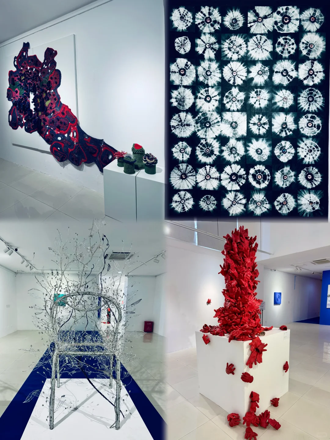 📍福田美術館·新展《藍色地平線》拍照太美了