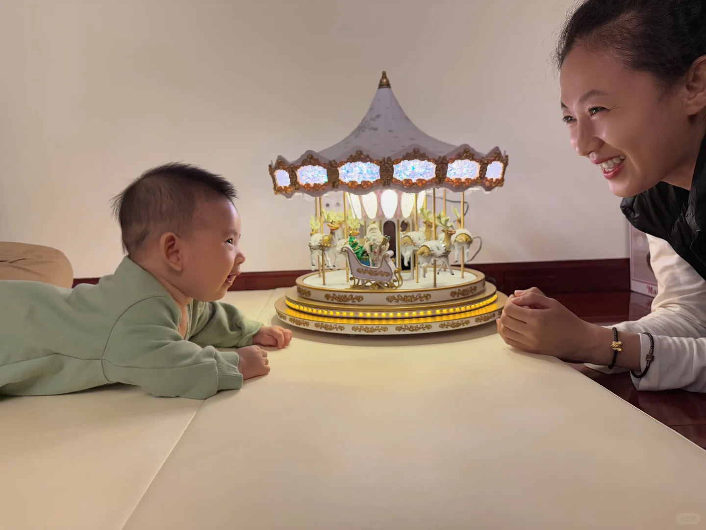 妈妈和宝宝的珍贵合影！