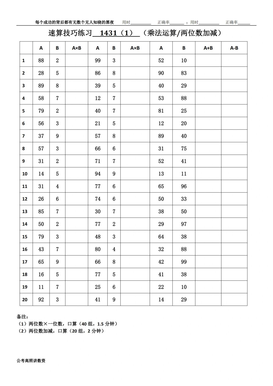 资料分析速算练习1431