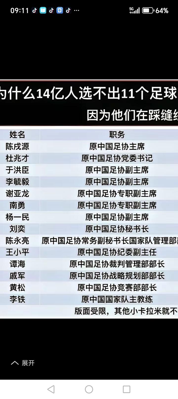 中国足球为什么一直打不进世界杯？泱泱大国不会连11个优秀球员都选不出来吧！只能说