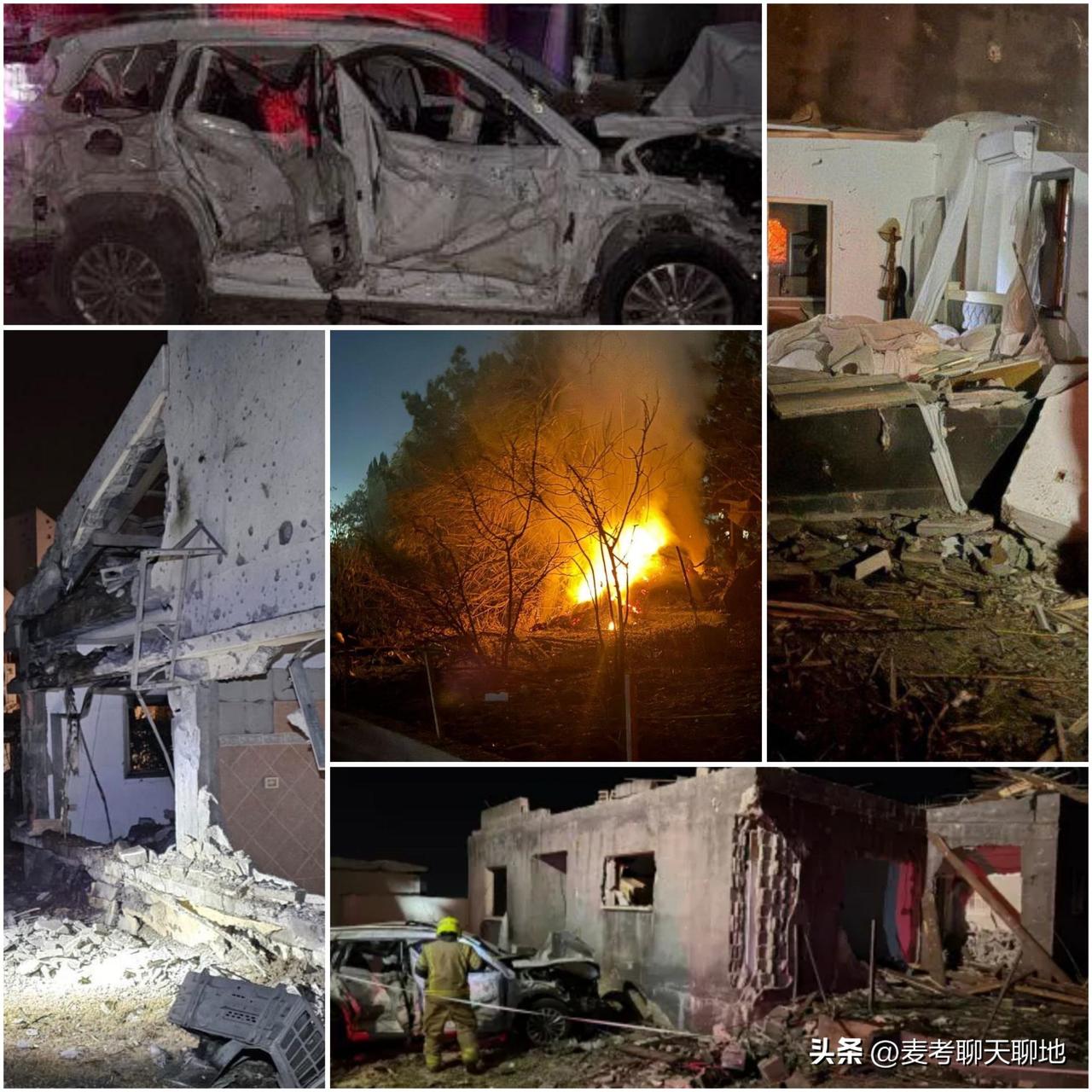 这是一位亲以色列的账号在社交平台上的帖文：“北方又度过了一个艰难的夜晚，伊朗和黎