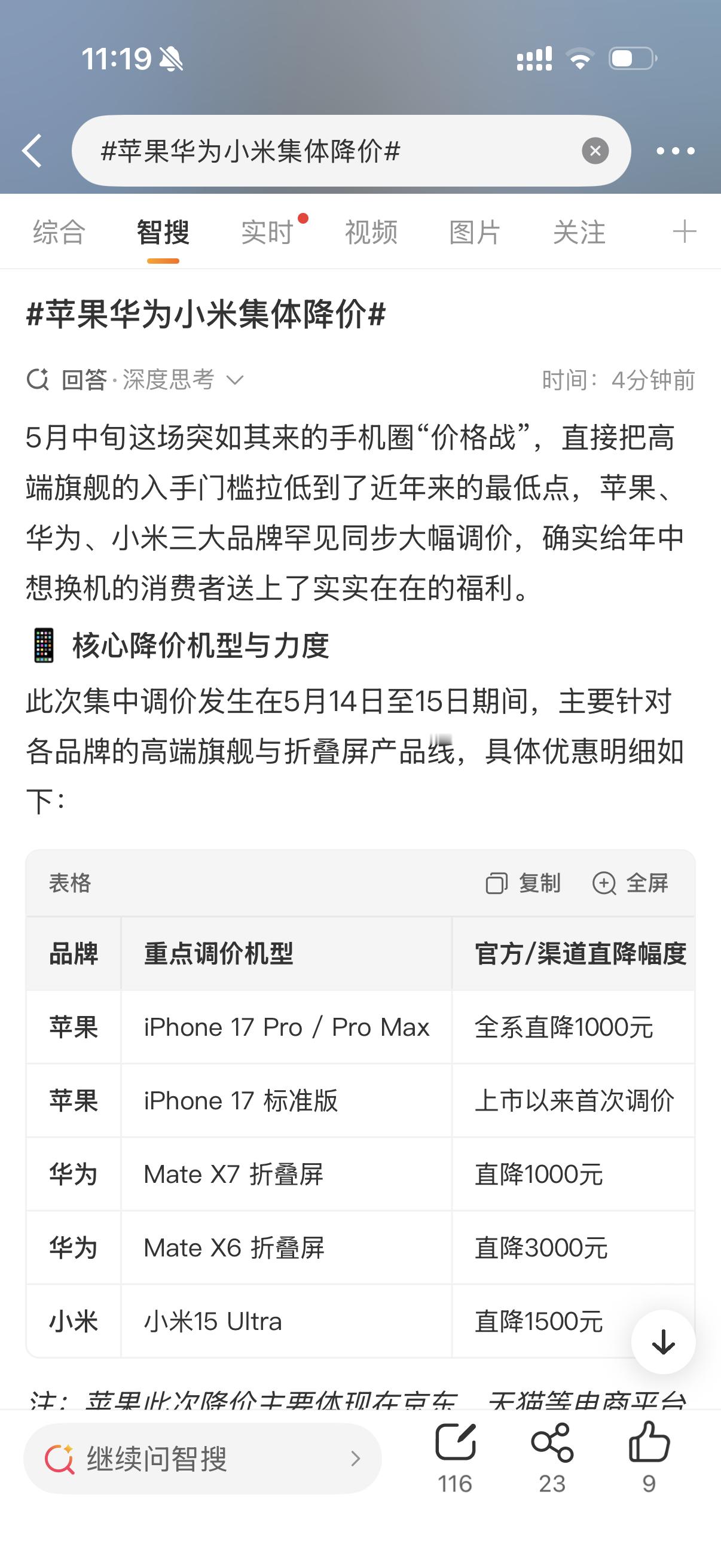 苹果华为小米集体降价没话题造就把公共厕所的大粪掏了。618哪个品牌能不降价？ 这