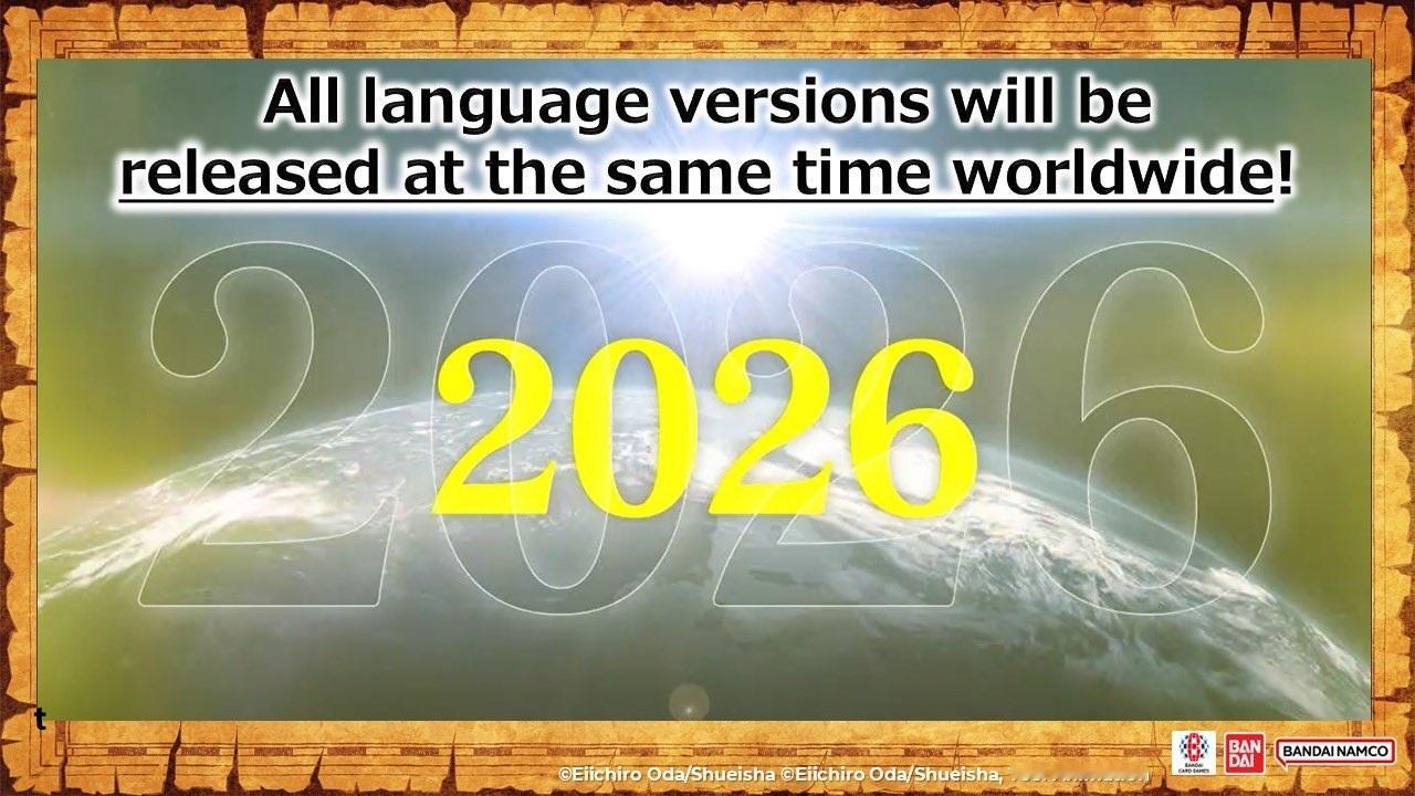 海贼王卡牌游戏官方在美国达拉斯海贼王日活动中宣布：从2026年的某个时间开始，所