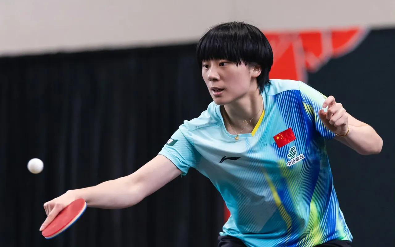 美国大满贯陈熠输的可惜，2一0领先被德国华裔老将韩莹连扳三局逆转。
11一5，1
