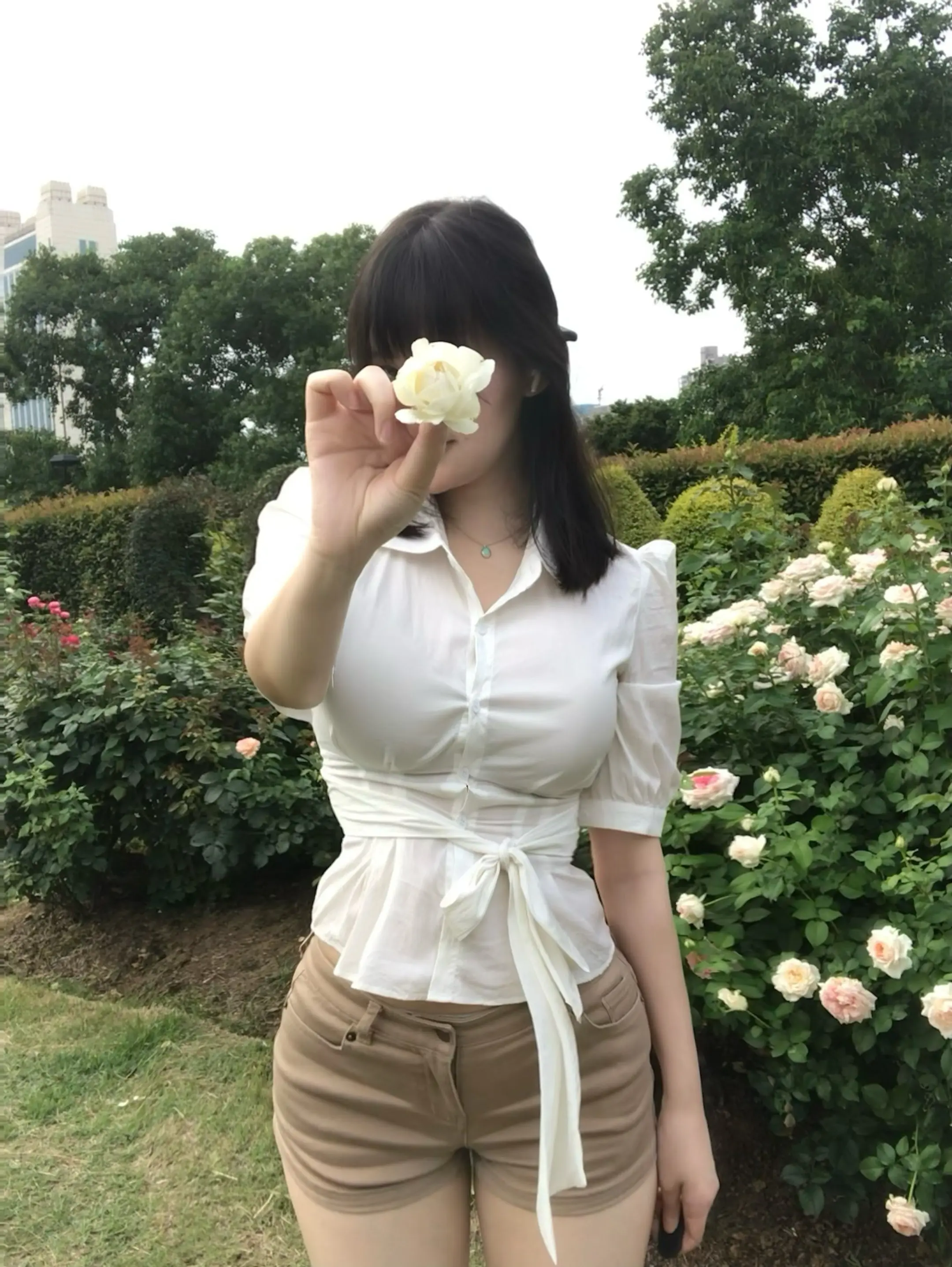 那天我经过一片花园。
