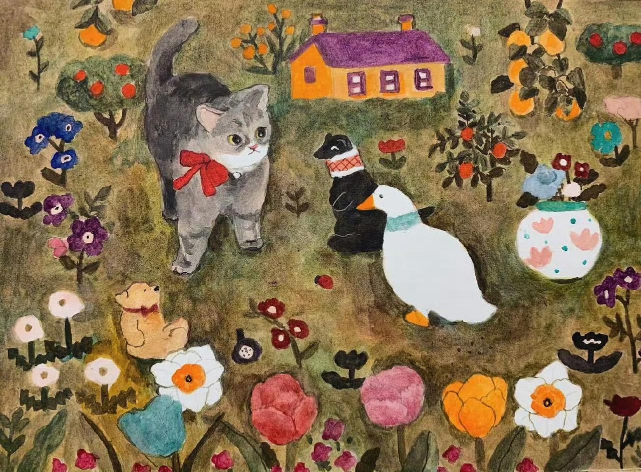 “反而是寒冷的冬天，让我觉得暖暖的。”