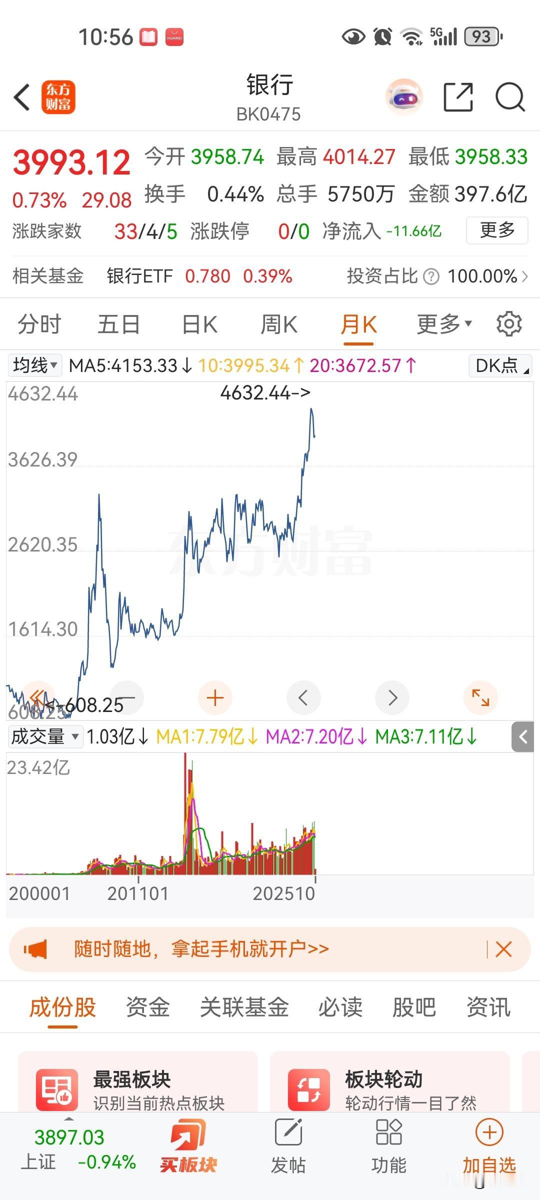 房价的下跌大部分出在银行，在全球没有哪里房价下跌银行股还能大涨，银行还能发大财的