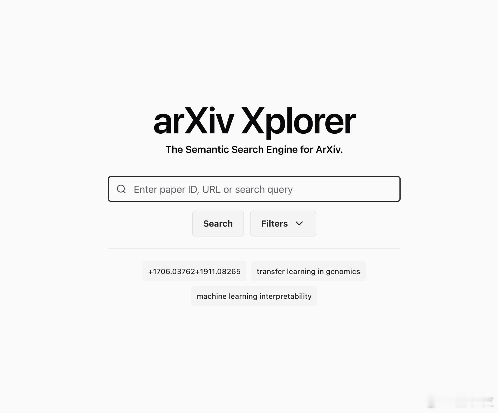 arXiv论文检索神器用自然语言搜arXiv论文arXiv Xplorer：ar