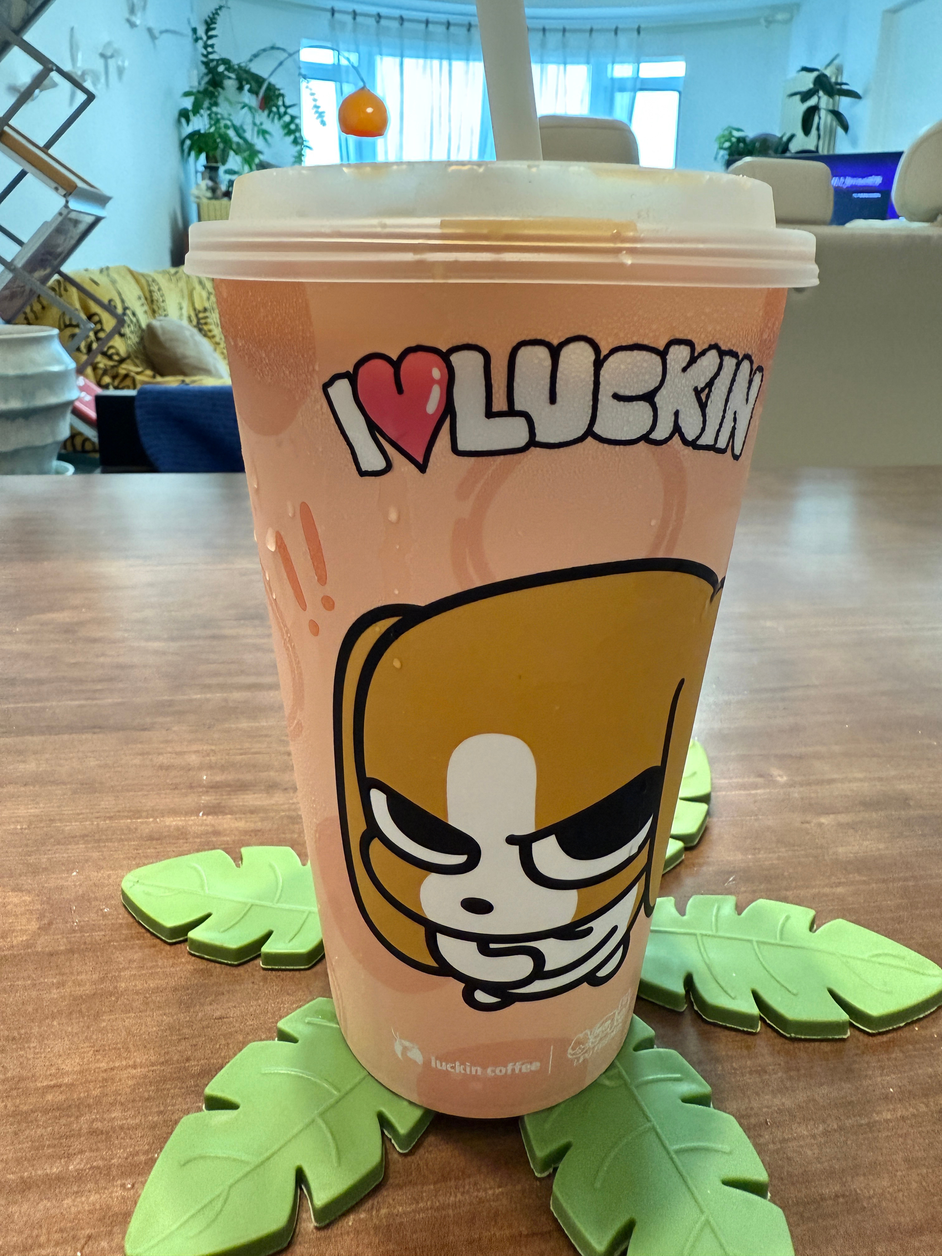 瑞幸的新联名☕️我一瞅这小比格不是我拉塞尔吗[二哈]（图二图三是网友发挥的）f1