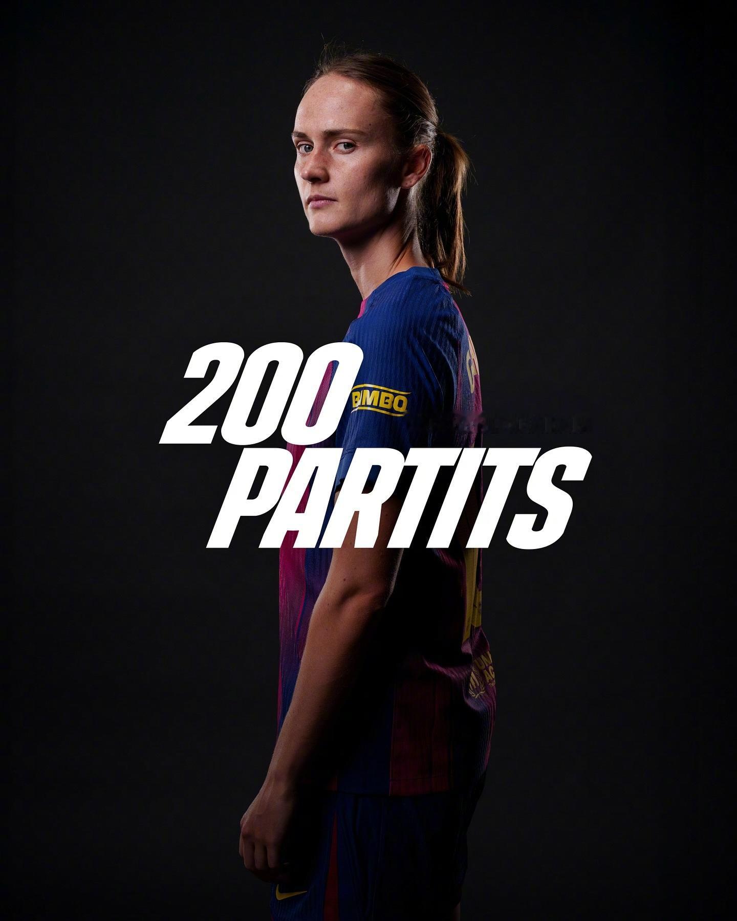 ✌🏻巴萨女足客场 6-0大胜马竞女足，是汉森第2️⃣0️⃣0️⃣次代表红蓝倩影