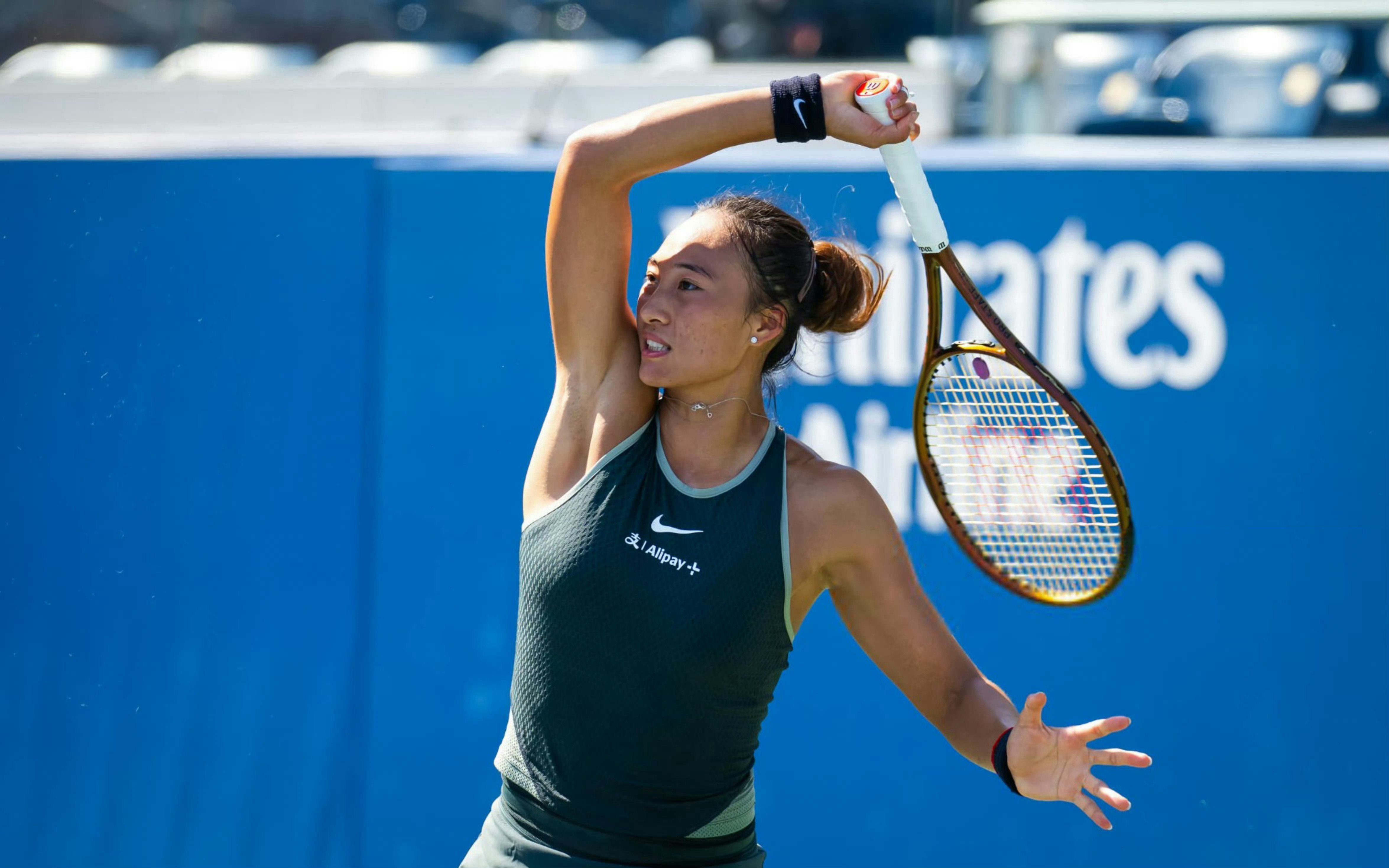 #美网2024# 一觉醒来，今天凌晨出战美网的三位中国选手全部晋级，郑钦文连场上