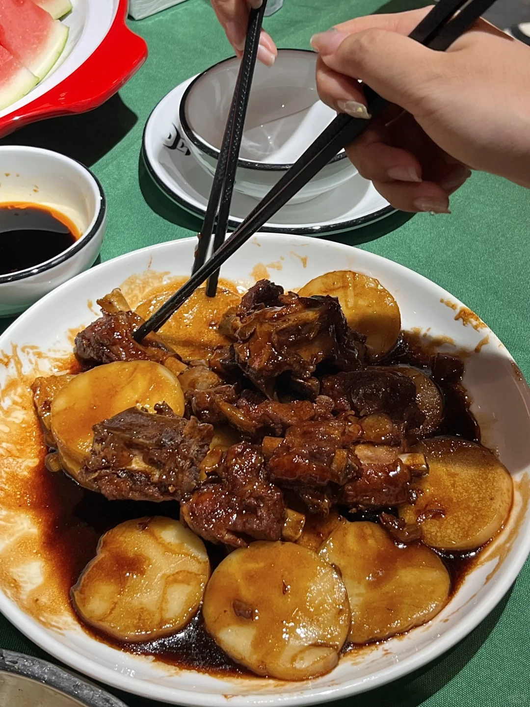 宁波小破店的排骨年糕！！巨好吃！！