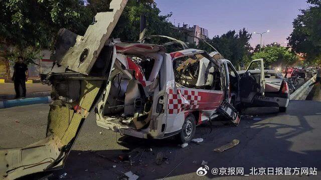 #以军袭击伊朗救护车致3人死亡#【#以军出动20架战机再次空袭#】当地时间22日